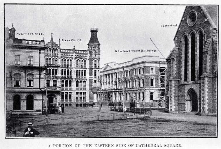 A portion of the Eastern side of Cathedral Square A portion of the Eastern side of Cathedral Square