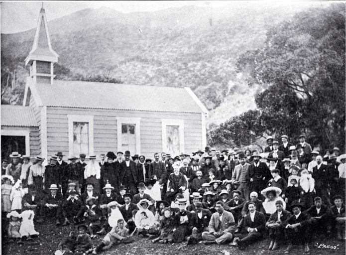 Opening of the Roman Catholic church at Oaro, Hundalee Opening of the Roman Catholic church at Oaro, Hundalee