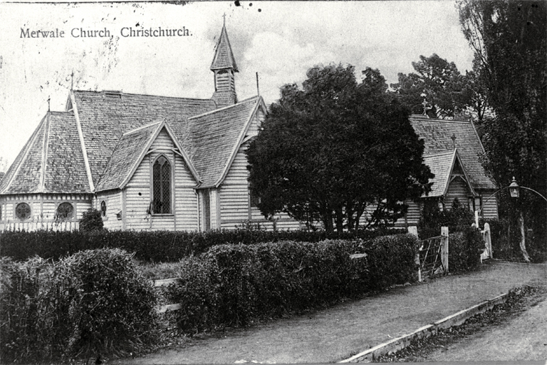 The original St. Mary's Church, Merivale, Christchurch, built in 1866 The original St. Mary's Church, Merivale, Christchurch, built in 1866