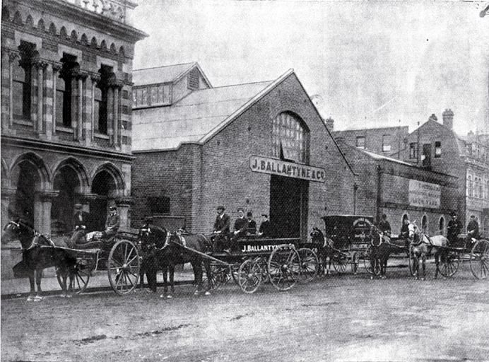 Messrs J Ballantyne and Company's stables, Lichfield Street Messrs J Ballantyne and Company's stables, Lichfield Street