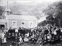 Opening of the Roman Catholic Church at Oaro, Hundalee, 1906