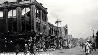 Hastings Street after the Napier earthquake 