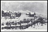 Snow on Oxford Terrace, Christchurch [1862]