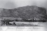 Volunteer Encampment at Hillsborough, Christchurch, 1865