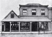 Dunstable House, Cashel St, Christchurch, after the first addition had been made, 1895