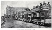 Cathedral Square on a tram excursion day to Sumner [1900]