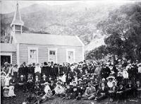 Opening of the Roman Catholic church at Oaro, Hundalee [1906]