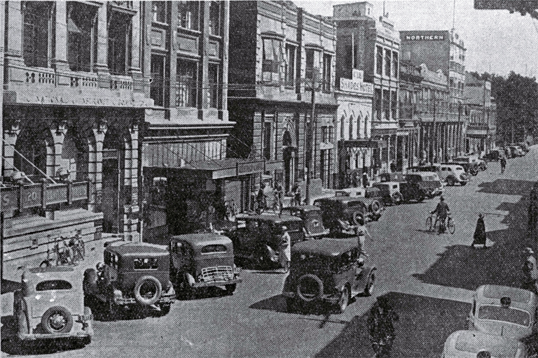Hereford Street, Christchurch, in 1936 Hereford Street, Christchurch, in 1936