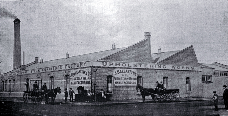 Messrs. J. Ballantyne and Company's furniture factory, Tuam Street, Christchurch Messrs. J. Ballantyne and Company's furniture factory, Tuam Street, Christchurch