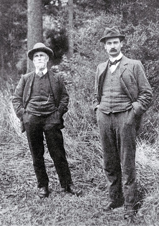 Dr Cockayne and Harry Ell Dr Cockayne and Harry Ell
