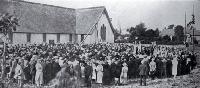 Laying of the foundation stone of St Barnabas Church, Fendalton, Christchurch 