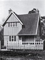 One type of state cottage for workers, New Zealand International Exhibition, Hagley Park, Christchurch, 1906