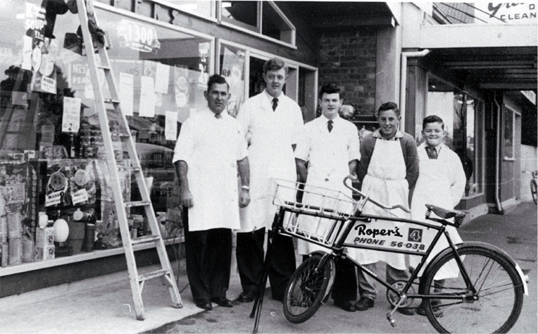 Staff of the Four Square Foodmarket, Normans Road, Elmwood, Christchurch Staff of the Four Square Foodmarket, Normans Road, Elmwood, Christchurch