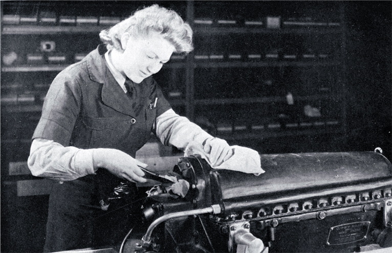 During the war, girls were engaged on a wide range of jobs During the war, girls were engaged on a wide range of jobs