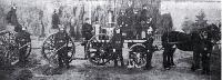 The old Chester Street fire brigade and some of the men who manned it