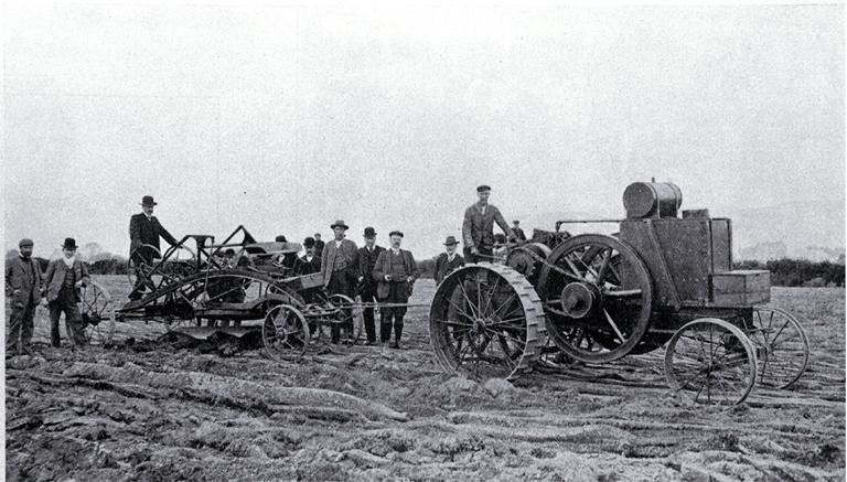 The Kinnard-Haines agricultural motor at work near Christchurch 