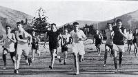 Christchurch harriers out for a run on Sumner beach [1927]