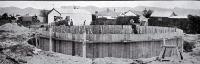 A view of the pumping station under construction by the Drainage Board, Woolston, Christchurch