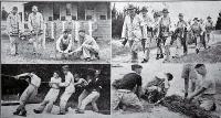 Scenes from a Home Guard camp showing men who had gone into camp for seven days 