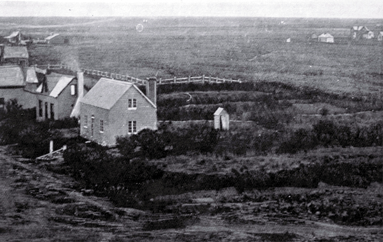 From the corner of Armagh and Durham Streets looking north-west across the site of the Normal School, Christchurch 