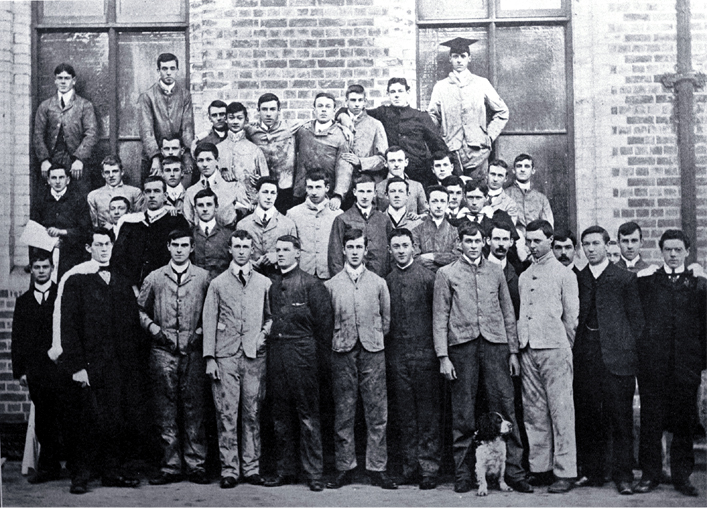 The engineering students, Canterbury College The engineering students, Canterbury College