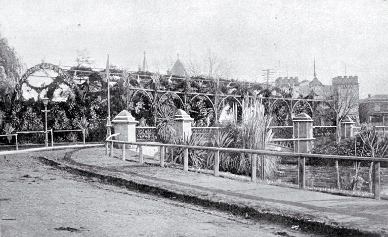 One of the arches erected in Christchurch to celebrate the visit of H.R.H. Duke of Cornwall and York One of the arches erected in Christchurch to celebrate the visit of H.R.H. Duke of Cornwall and York