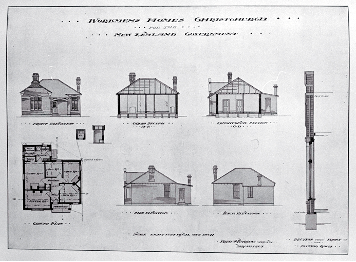 Plans by architect Fred Barlow for workers' homes to be built in Sydenham under the Dwellings Act 1905 Plans by architect Fred Barlow for workers' homes to be built in Sydenham under the Dwellings Act 1905