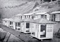 Women's shelters at the Cashmere Sanatorium which opened in 1910