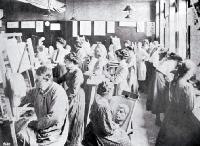 Modelling class at the Christchurch School of Art