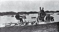Up-to-date farming in New Zealand : an Ivel agricultural motor at work on a South Canterbury farm. [1913]