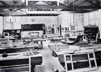 A carpentry workshop at the Christchurch Technical College