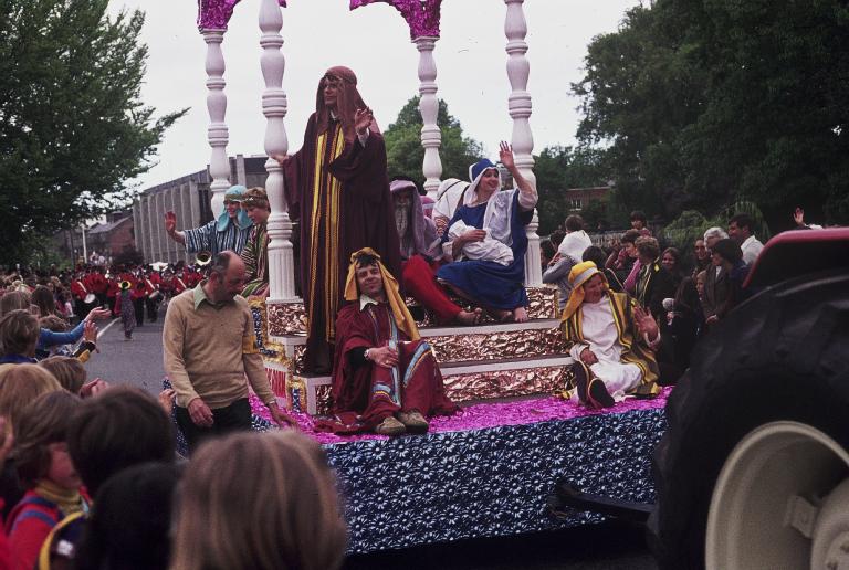 Nativity float Nativity float