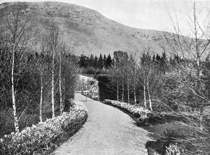 An approach to the lower flower garden. An approach to the lower flower garden.