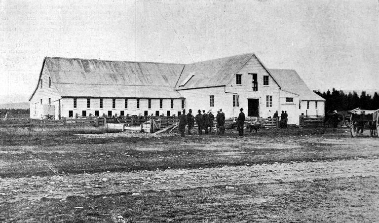 The Hororata shearing shed. The Hororata shearing shed.