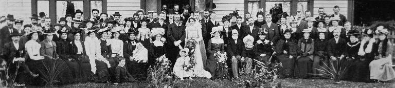 A wedding at Springston: Mr Geo. Gudsell to Fanny, only daughter of the late Mr Geo. Rodgers, of Templeton. A wedding at Springston: Mr Geo. Gudsell to Fanny, only daughter of the late Mr Geo. Rodgers, of Templeton.
