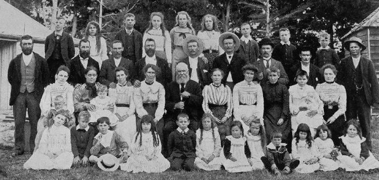 Mr Humm's family gathering at Waddington. Mr Humm's family gathering at Waddington.
