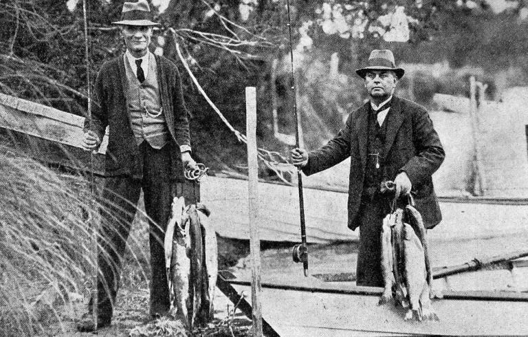 Opening of the trout-fishing season in Canterbury. Opening of the trout-fishing season in Canterbury.