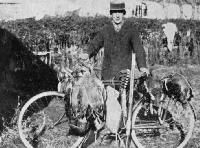 A well loaded bicycle and a good game bag.