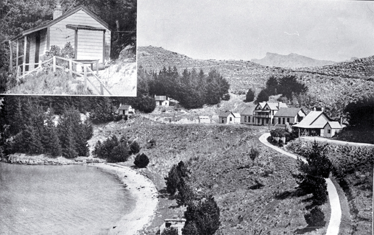 A general view of the quarantine station on Quail Island, Lyttelton Harbour A general view of the quarantine station on Quail Island, Lyttelton Harbour
