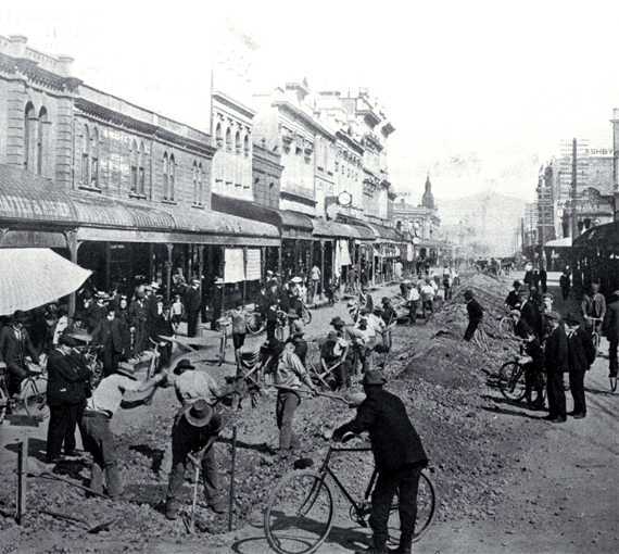 Construction of the electrical tramways in Christchurch Construction of the electrical tramways in Christchurch