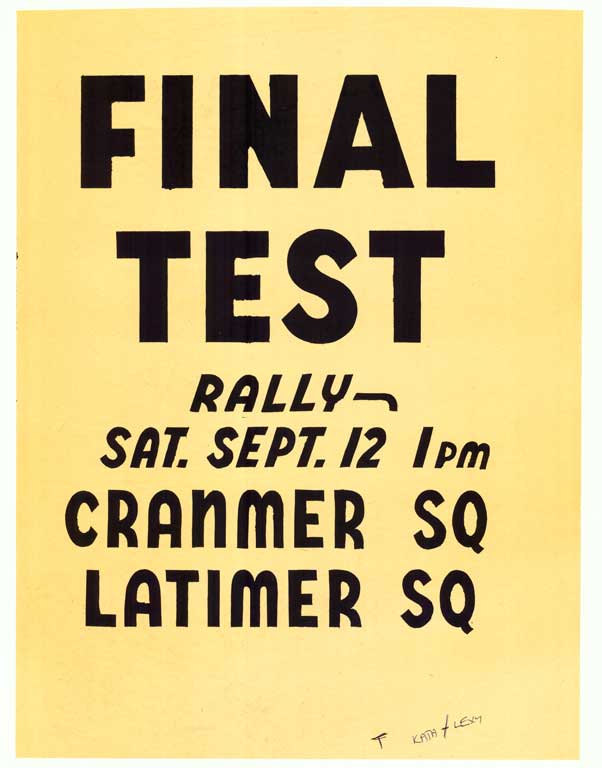 Final Test. Rally Sat Sept 12. Final Test. Rally Sat Sept 12.