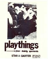Playthings plus Mainly Spaniards