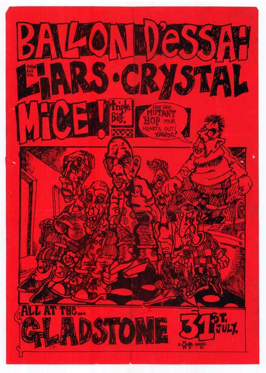 Ballon D'essai, Lyndon and the Liars, Crystal Mice Ballon D'essai, Lyndon and the Liars, Crystal Mice