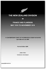 Download The New Zealand Division in France and Flanders, May 1916 to November 1918 as PDF (8.1 Mb) Book Cover