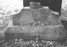 Mary Vennell's grave