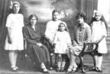 Mrs Mahomet, her daughters and Mrs Singh