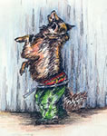 Trousers dog