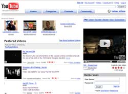 YouTube home page