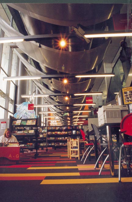 Children's area on ground level 