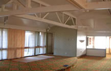 Interior of the existing building